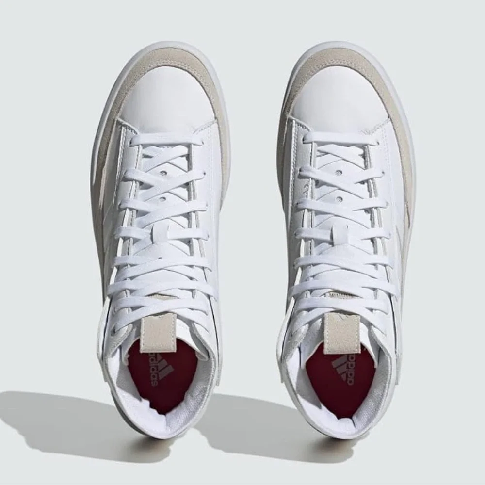 NIB [Adidas] ZNSORED Hi-Top Sneakers Cloud White Unisex Mens 11.5, Womens 12.5 - Picture 6 of 15